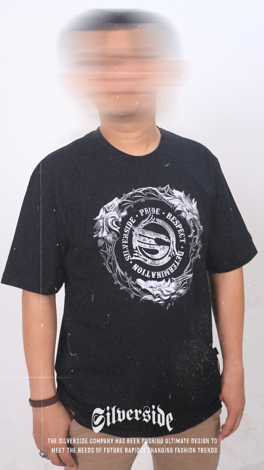 SILVERSIDE NECRO T-SHIRT BASIC BIKERS APPAREL - Image 4