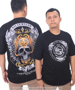 Alternative view of SILVERSIDE NECRO T-SHIRT BASIC BIKERS APPAREL