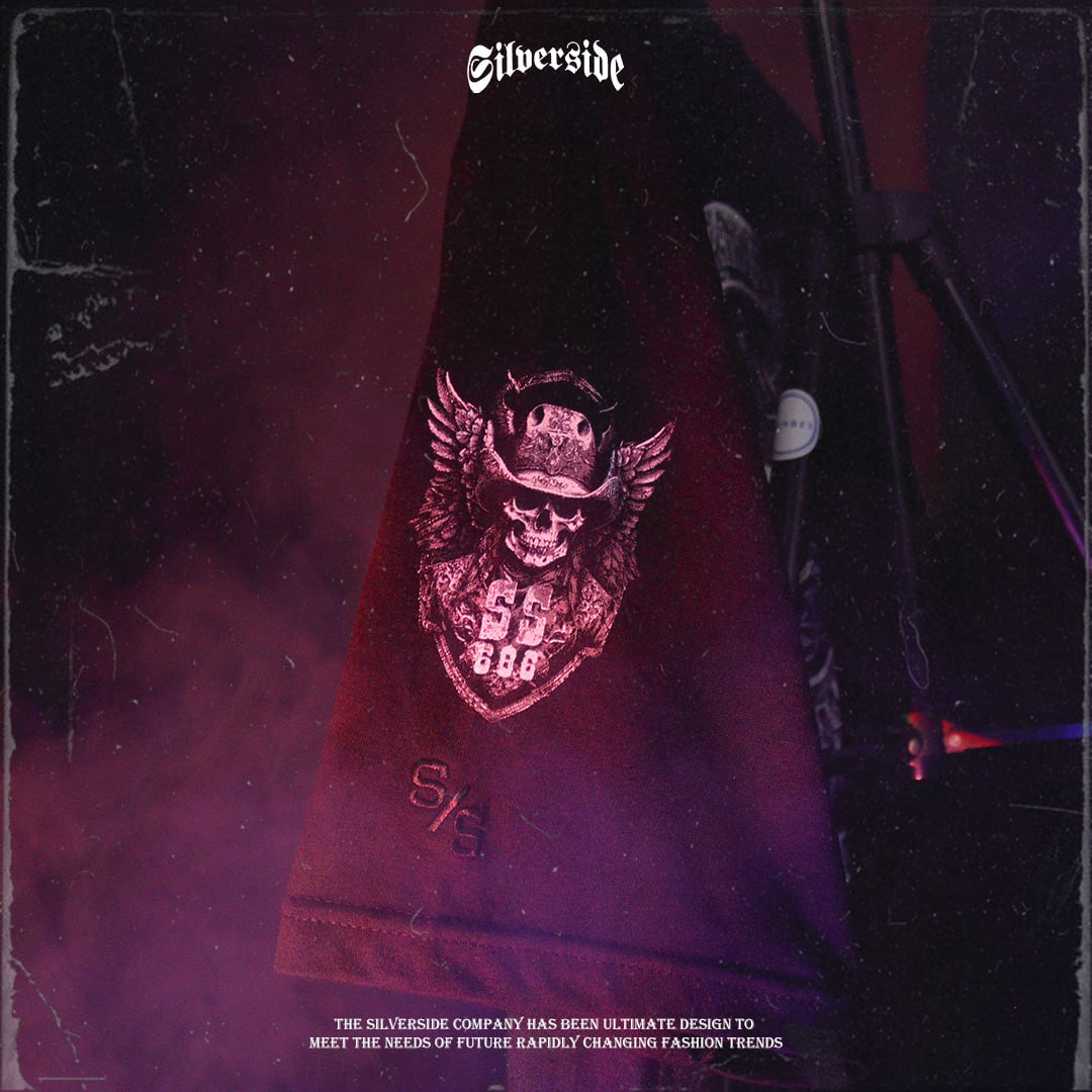 SILVERSIDE AVENGING COBOY T-SHIRT BASIC BIKERS APPAREL - Image 4