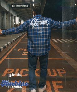 flannel hard blue silverside workshirt