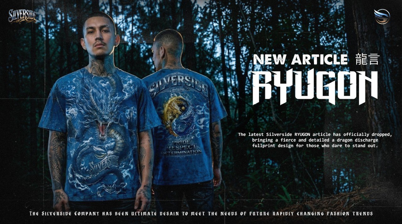 t-shirt ryugon silverside